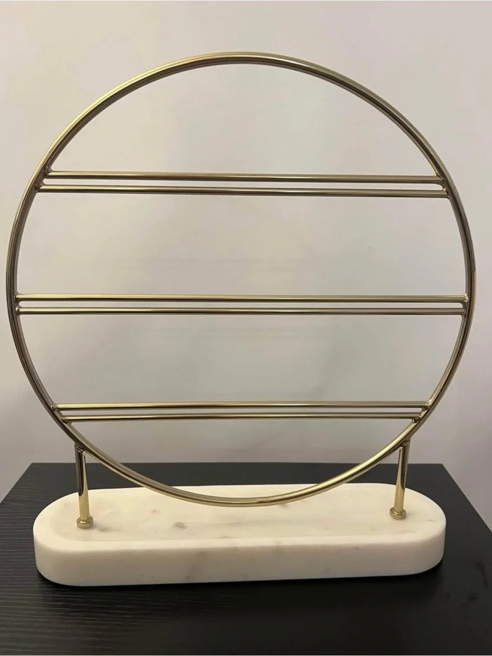 PB Teen Earring and Jewelry Holder in Gold & Marble
